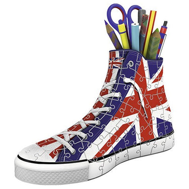 Puzzle Sneaker Union Jack portalapices 3D - Banbury Arte